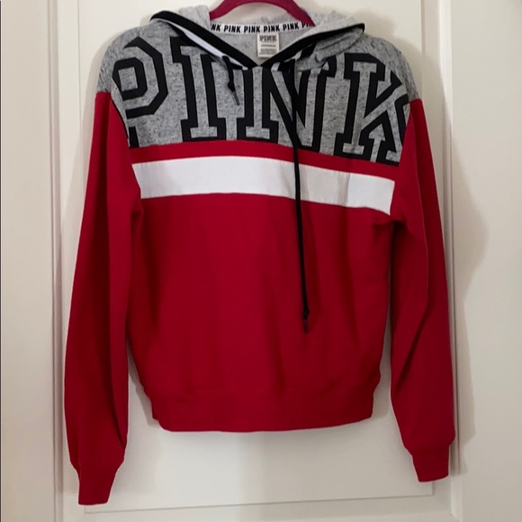 PINK Victoria's Secret Tops - Red Victoria’s Secret PINK sweatshirt